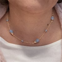 Collier Lucos Femme in Argent Quarzo ESCO 799.AZZURRO